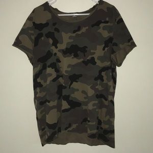 T-shirt with Printed Design